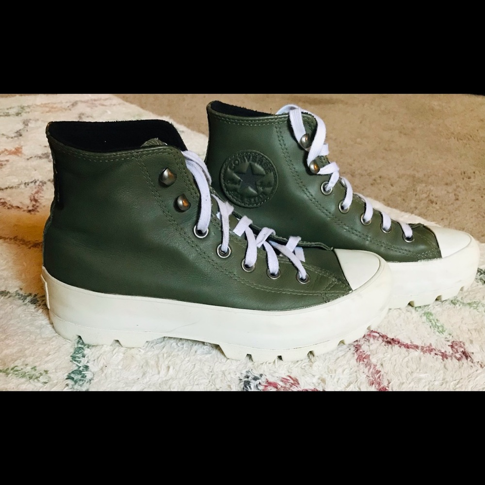 Converse Gore-Tex Lugged Chuck Taylor All Star High Top Army Green Shoe